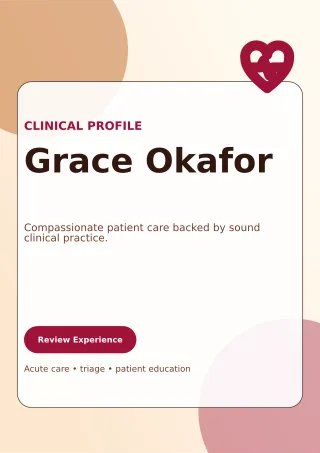 Glass Nurse Resume Professional CV — editable white résumé and career template, a4 print