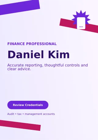 Kinetic Accountant Resume Creative Resume — editable white résumé and career template, a4 print