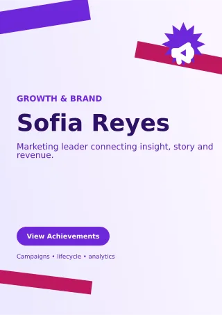 Kinetic Marketing Manager Resume One-page Resume — editable white résumé and career template, a4 print