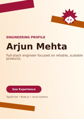 Kinetic Software Engineer Resume Creative Resume — editable white résumé and career template, a4 print
