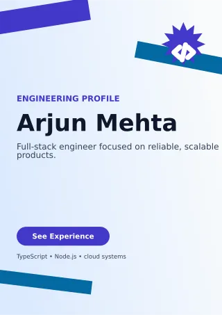 Kinetic Software Engineer Resume Professional CV — editable white résumé and career template, a4 print