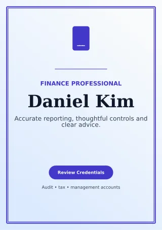 Luxe Accountant Resume One-page Resume — editable white résumé and career template, a4 print