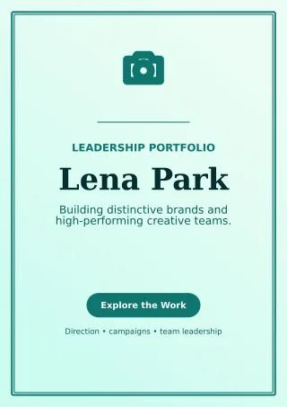 Luxe Creative Director Resume Creative Resume — editable white résumé and career template, a4 print