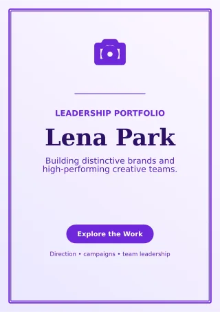 Luxe Creative Director Resume One-page Resume — editable white résumé and career template, a4 print