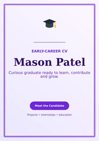 Luxe Graduate Resume Creative Resume — editable white résumé and career template, a4 print
