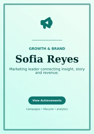 Luxe Marketing Manager Resume Creative Resume — editable white résumé and career template, a4 print