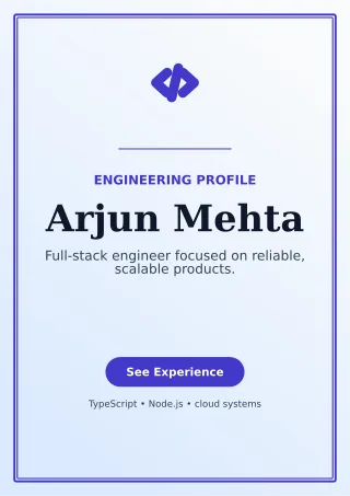 Luxe Software Engineer Resume Professional CV — editable white résumé and career template, a4 print