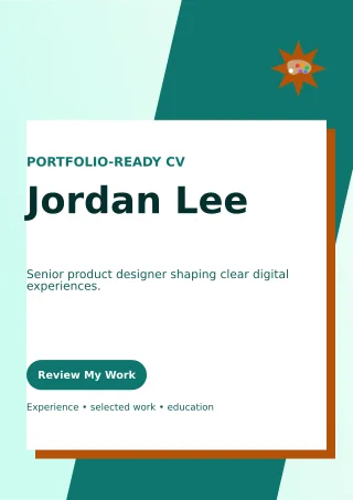Neo Product Designer Resume Professional CV — editable white résumé and career template, a4 print
