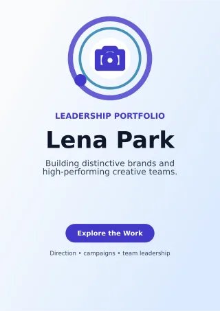 Orbit Creative Director Resume Creative Resume — editable white résumé and career template, a4 print