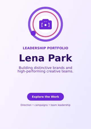 Orbit Creative Director Resume Professional CV — editable white résumé and career template, a4 print