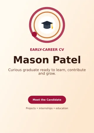 Orbit Graduate Resume Creative Resume — editable white résumé and career template, a4 print