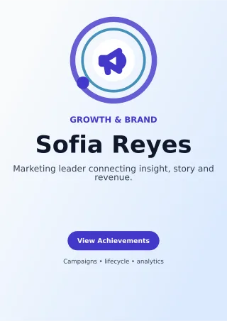 Orbit Marketing Manager Resume Creative Resume — editable white résumé and career template, a4 print
