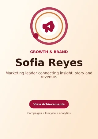 Orbit Marketing Manager Resume One-page Resume — editable white résumé and career template, a4 print