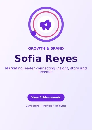 Orbit Marketing Manager Resume Professional CV — editable white résumé and career template, a4 print