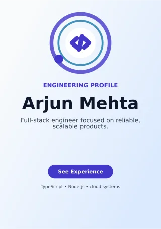 Orbit Software Engineer Resume One-page Resume — editable white résumé and career template, a4 print