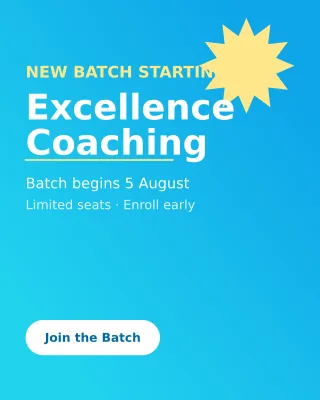Coaching Classes — editable blue school template, instagram portrait