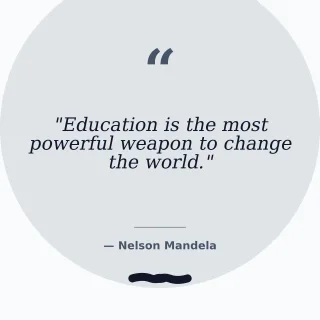 Education Quote — editable white school template, instagram post