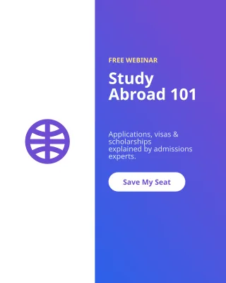Educational Webinar — editable purple school template, instagram portrait