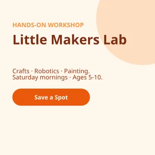 Kids Workshop — editable white school template, instagram post