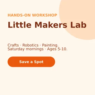 Kids Workshop — editable white school template, instagram post