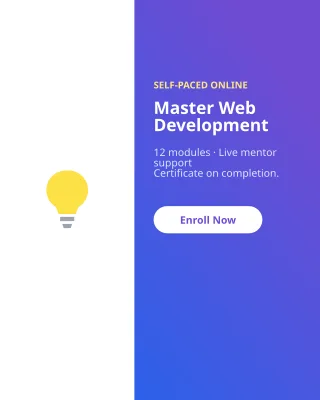 Online Course — editable purple school template, instagram portrait