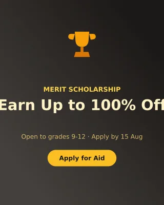 Scholarship — editable black school template, instagram portrait