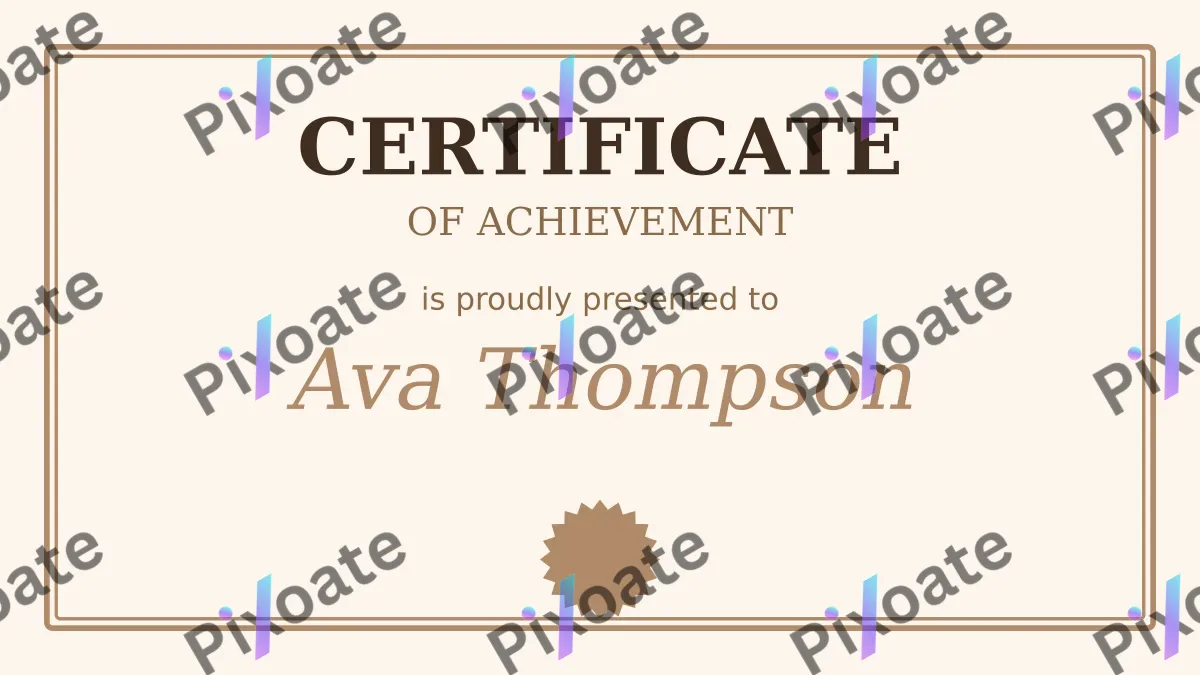 Student Certificate Student Certificate — editable white school template, youtube thumbnail