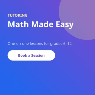Tutoring Ad — editable purple school template, instagram post