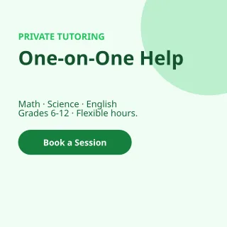 Tutoring — editable white school template, instagram post