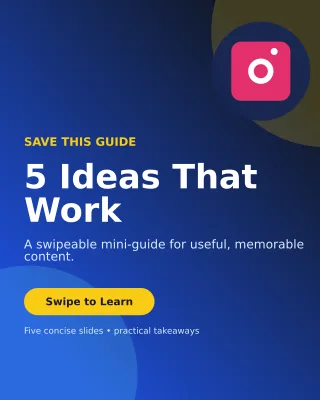 Aurora Carousel Tips Portrait Post — editable blue social media template, instagram portrait