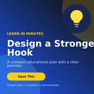 Aurora Mini Tutorial Square Post — editable blue social media template, instagram post