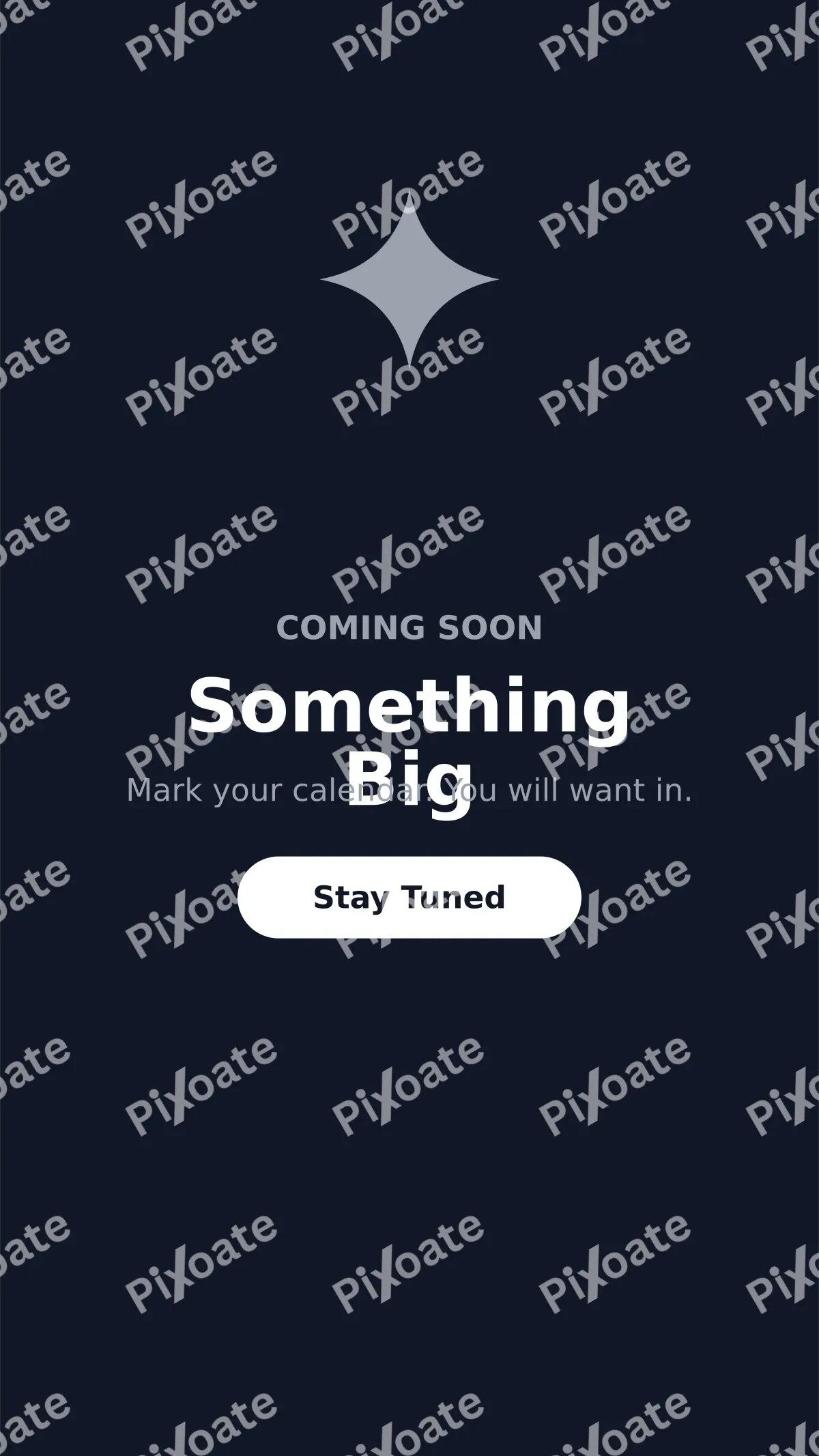 Coming Soon Coming Soon — editable blue social media template, story / reel