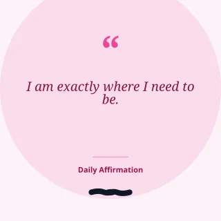 Daily Affirmation — editable white social media template, instagram post