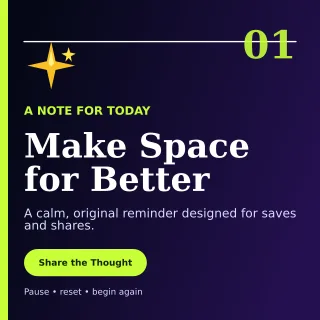 Editorial Original Quote Square Post — editable black social media template, instagram post