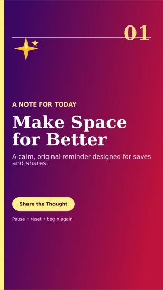 Editorial Original Quote Story — editable purple social media template, story / reel