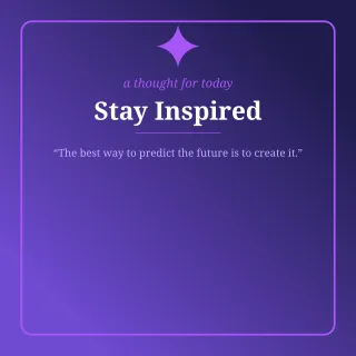 Elegant Quote — editable blue social media template, instagram post