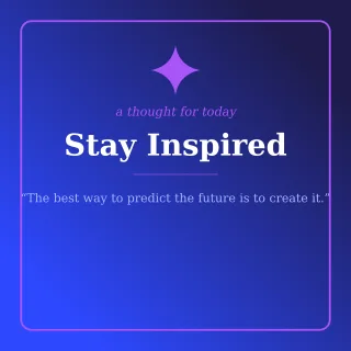 Elegant Quote — editable blue social media template, instagram post