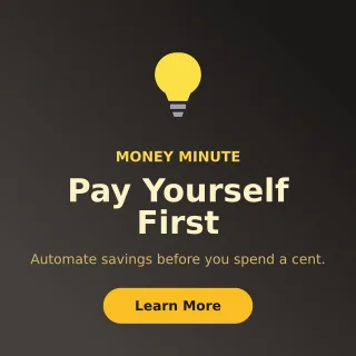 Finance Tip — editable black social media template, instagram post