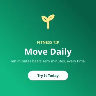 Fitness Tip — editable green social media template, instagram post