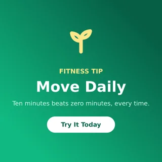 Fitness Tip — editable green social media template, instagram post