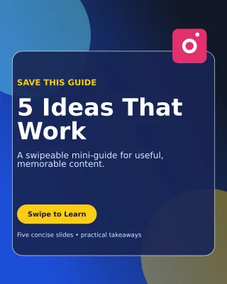 Glass Carousel Tips Portrait Post — editable blue social media template, instagram portrait