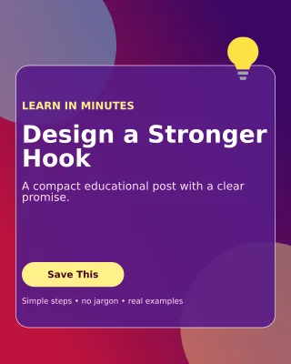 Glass Mini Tutorial Portrait Post — editable purple social media template, instagram portrait