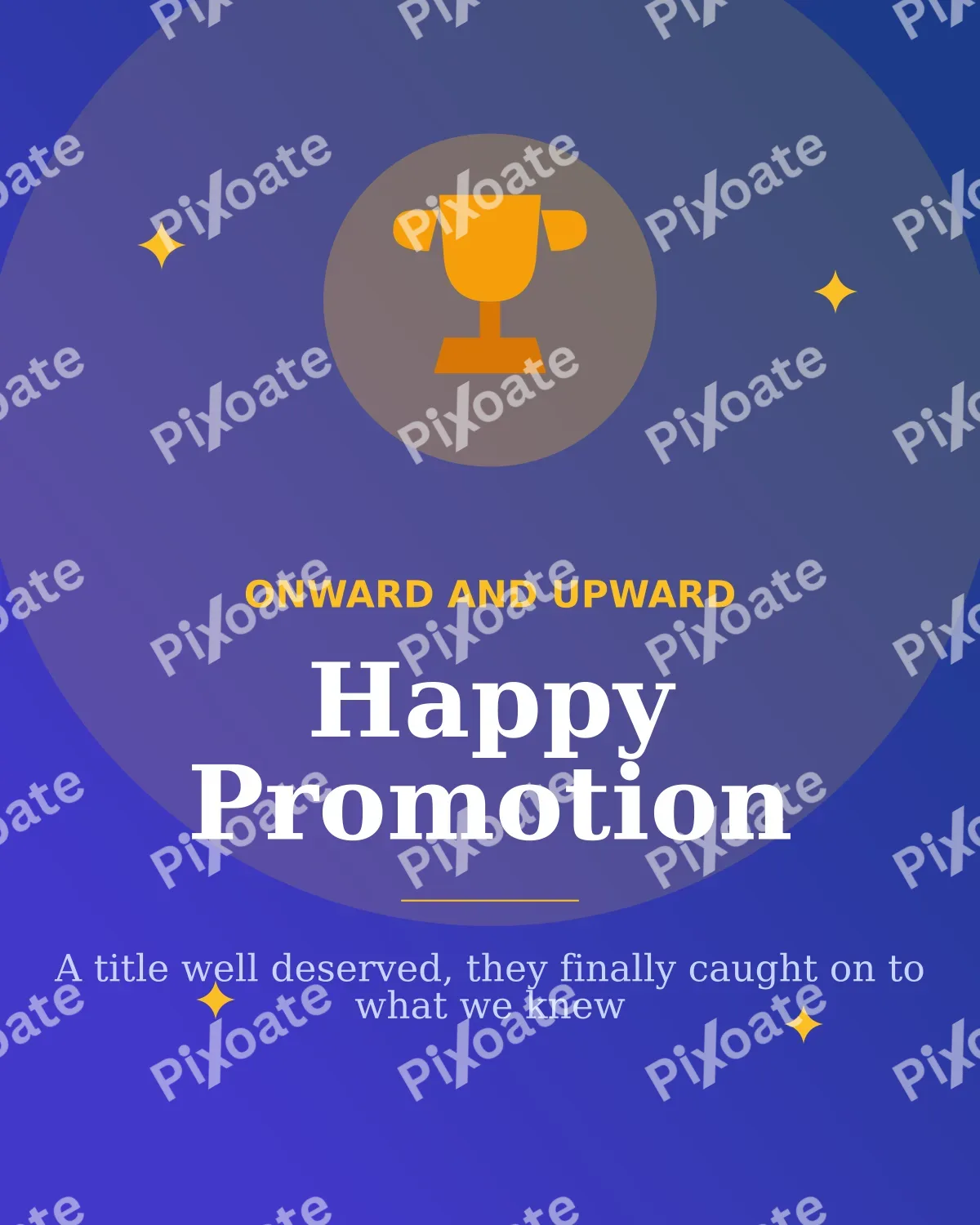Happy Promotion Happy Promotion — editable blue social media template, instagram portrait