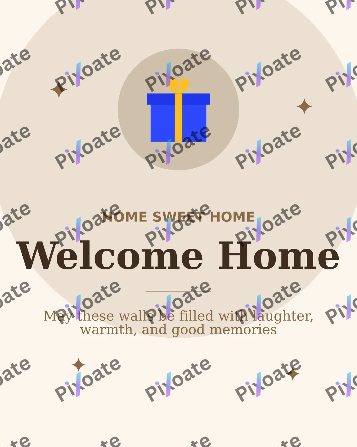 Housewarming Housewarming — editable white social media template, instagram portrait
