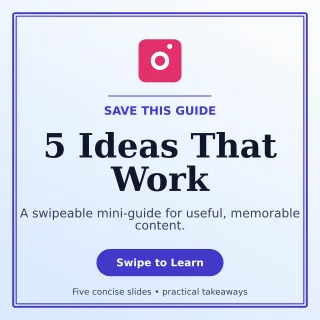 Luxe Carousel Tips Square Post — editable white social media template, instagram post