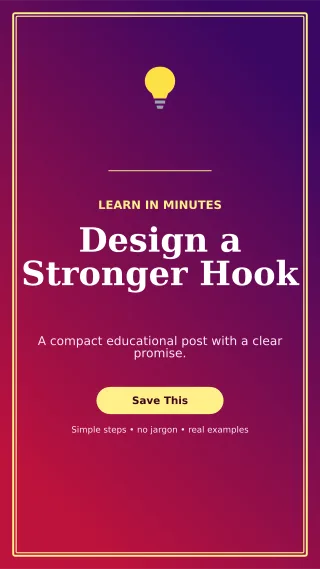 Luxe Mini Tutorial Story — editable purple social media template, story / reel