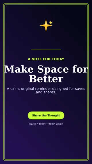 Luxe Original Quote Story — editable black social media template, story / reel
