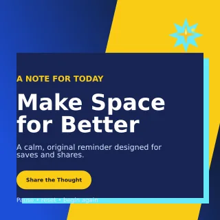 Neo Original Quote Square Post — editable blue social media template, instagram post