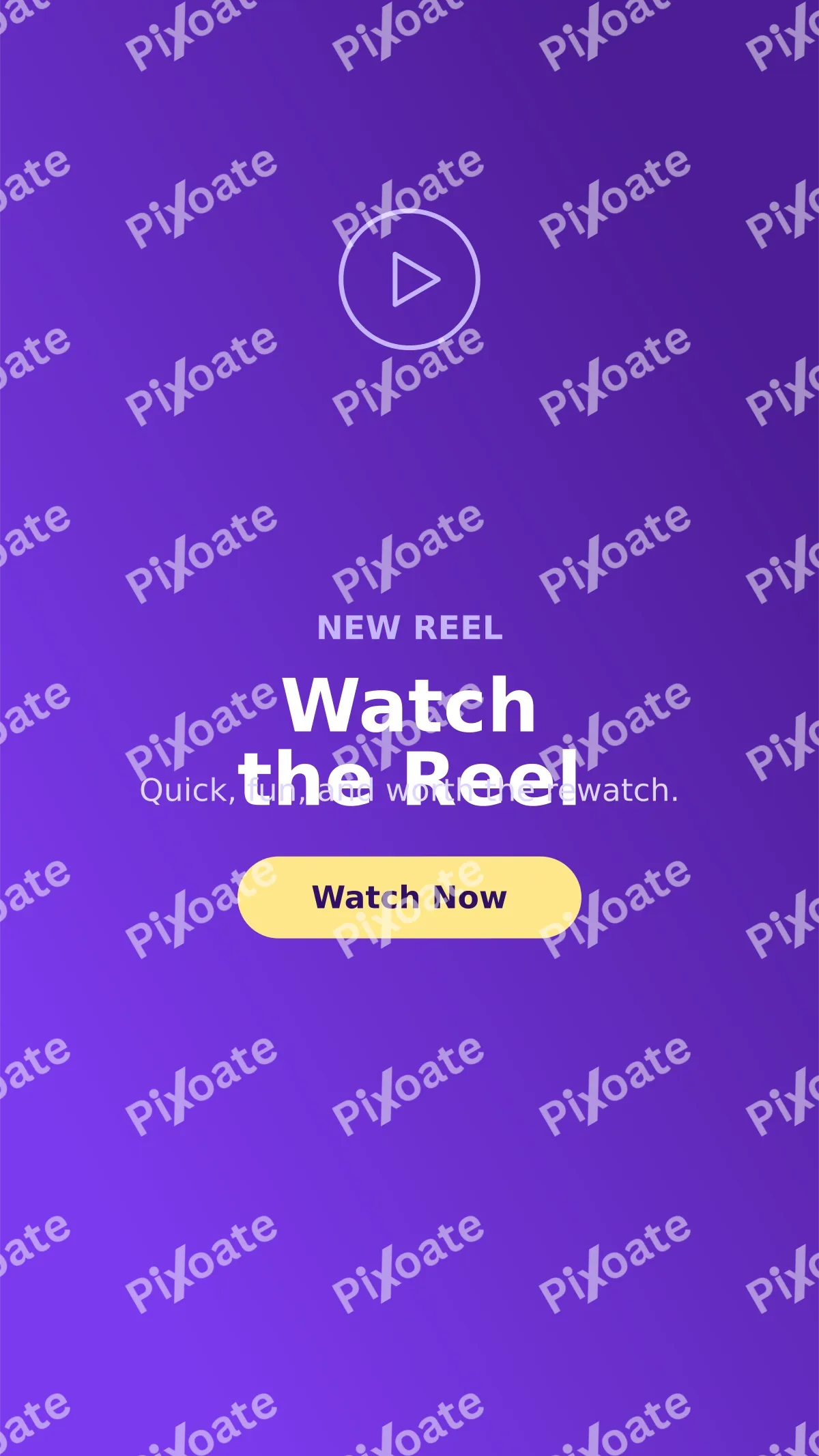 New Reel New Reel — editable purple social media template, story / reel