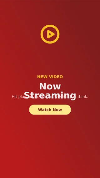 New Video New Video — editable red social media template, story / reel